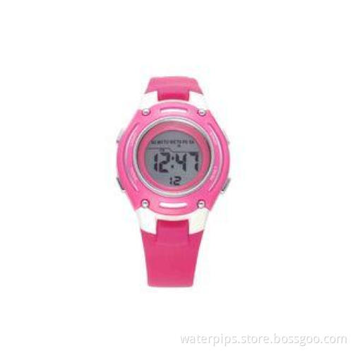 Chronograph Radium Digital Movt Ladies Wrist Watch With EL